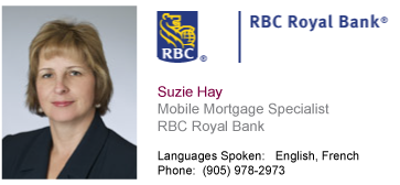 Suzie Hay<br />Mobile Mortgage Specialist<br />RBC Royal Bank